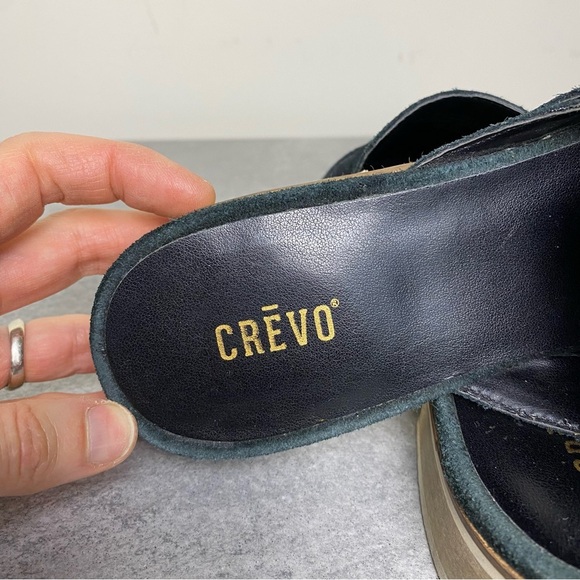 SALE Crevo Tessana Black Suede Leather Mule
Slip-On Shoes Size 8 - Picture 7 of 8
